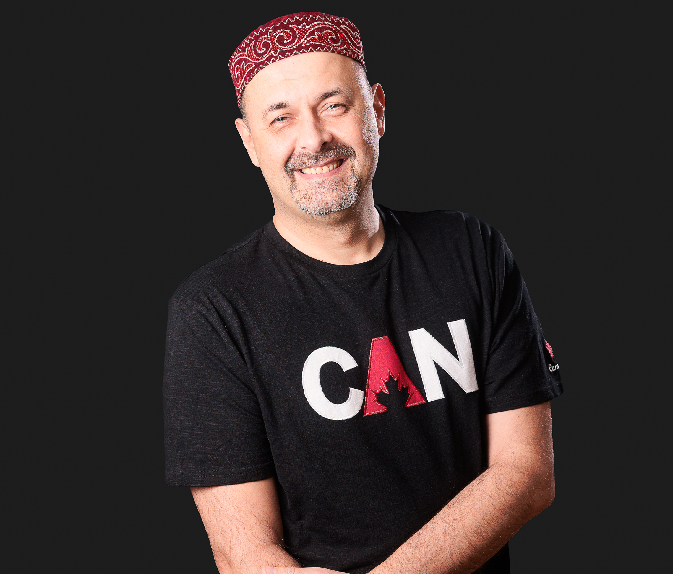 Consultant holding a tablet